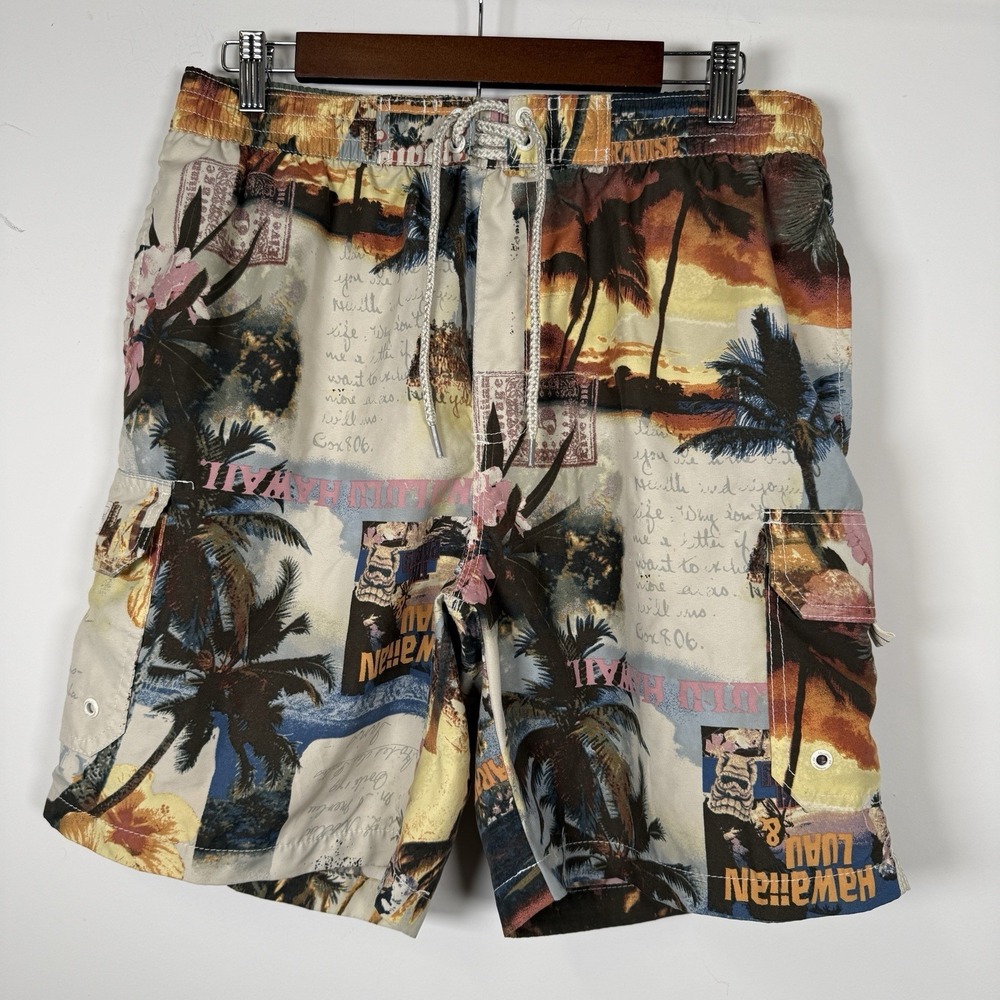 Caribbean Joe Swim Trunk Men's Medium Island Vacation Summer Casual
